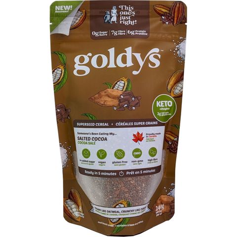 Goldy's Superseed Cereal in Stand-Up Pouches