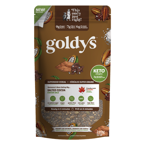 Goldy's Superseed Cereal in Stand-Up Pouches