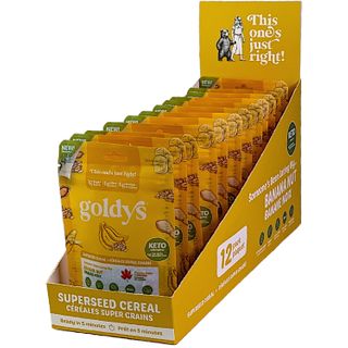 GOLDYS SUPERSEED CEREAL BANANA NUT 30G CTN12