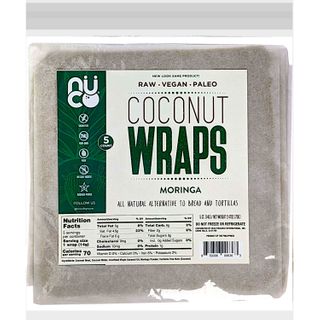 NUCO COCONUT WRAPS MORINGA 70G