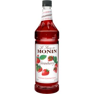 MONIN PREMIUM GOURMET SYRUP STRAWBERRY 1L
