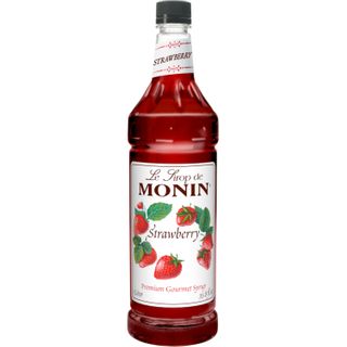 MONIN PREMIUM GOURMET SYRUP STRAWBERRY 1L