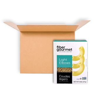 FIBER GOURMET LIGHT PASTA ELBOWS 228G CS12