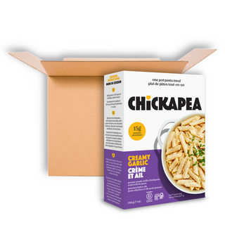 CHICKAPEA ONE POT PENNE CREAMY GARLIC 198G CS6