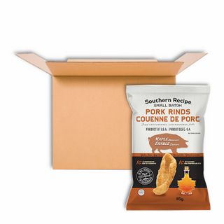 SRC PORK RINDS MAPLE 85G CS15