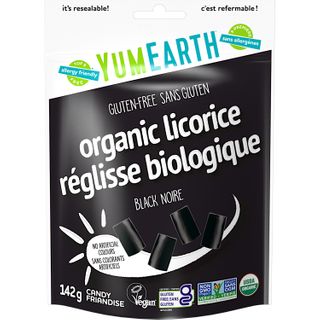 YUMEARTH ORG LICORICE BLACK CDN 142G