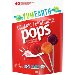 YUMEARTH ORG LOLLIPOPS CDN 40CT