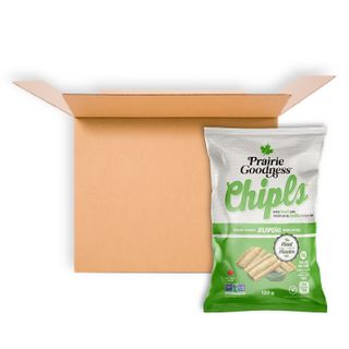 PRAIRIE GOODNESS CHIPLS BAKED LENTIL CHIPS JALPNO 120G CS12