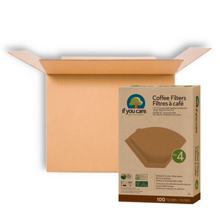 IF YOU CARE UNBLCHD NO. 4 COFFEE FILTERS 100CT CS12