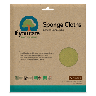 IF YOU CARE SPONGE CLOTHS 5CT