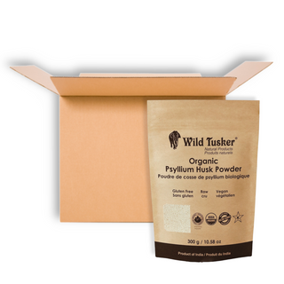 TUSKER ORGNC PSYLLIUM HUSK POWDER 300G CS12