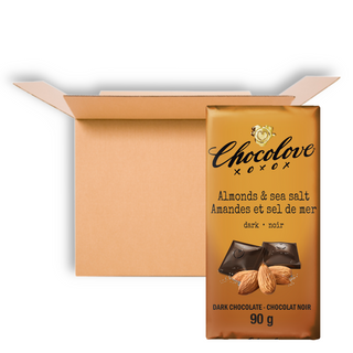 CHOCOLOVE ALMONDS & SEA SALT 90G CS18