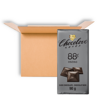 CHOCOLOVE 88% DARK CHOCOLATE 90G CS18