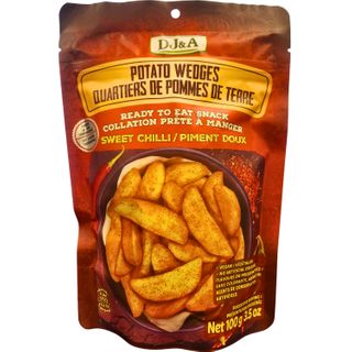 DJ&A POTATO WEDGES SWEET CHILLI 100G