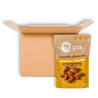 YUPIK CHIPOTLE ALMONDS 185G CS8