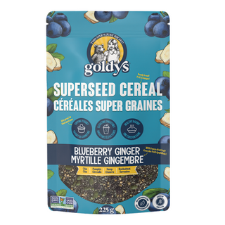 GOLDYS SUPERSEED CEREAL BLUEBERRY GINGER 225G