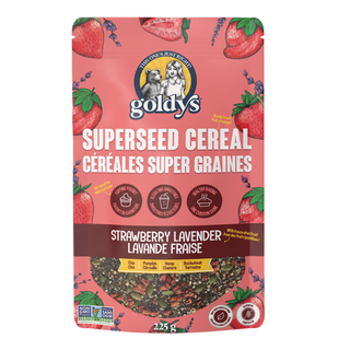 GOLDYS SUPERSEED CEREAL STRAWBERRY LAVENDER 225G