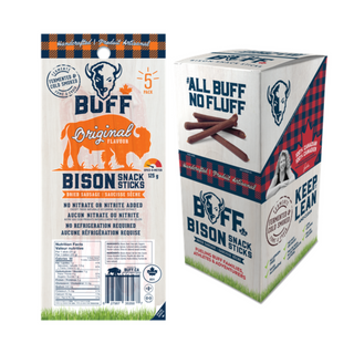 BUFF BISON SNACK STICK ORIGINAL 125G CTN6