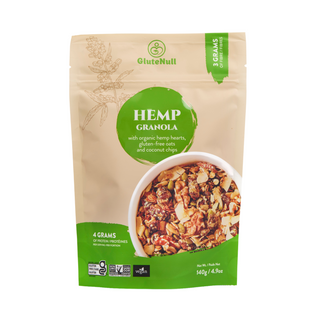 GLUTENULL GRANOLA LIGHT HEMP 140G