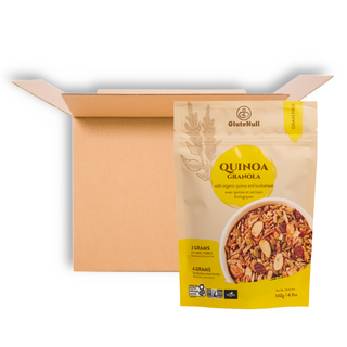 GLUTENULL GRANOLA LIGHT QUINOA 140G CS12