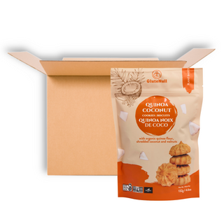 GLUTENULL COOKIES LIGHT QUINOA COCONUT 132G CS12