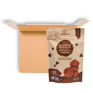 GLUTENULL COOKIES LIGHT BUCKWHEAT CHOCOLATE 132G CS12