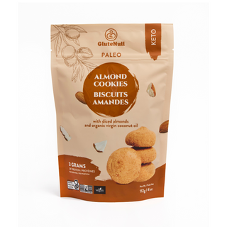 GLUTENULL KETO COOKIES LIGHT ALMOND 112G