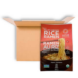 LOTUS FOODS RICE RAMEN MILLET & BROWN 283G CTN6