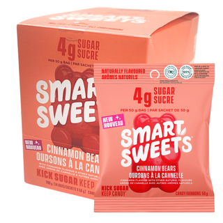 SMARTSWEETS CINNAMON BEARS 50G CTN14