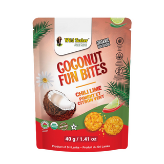 TUSKER ORGNC COCONUT FUN BITES CHILI LIME 40G