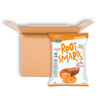 ROOT SMARTS ROOT CHIPS SWEET POTATO MAPLE BACON 136G CS15