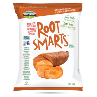 ROOT SMARTS ROOT CHIPS SWEET POTATO ORIGINAL 136G