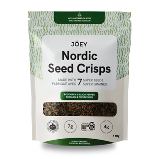 JOEY NORDIC SEED CRISPS ROSEMARY & BLACK PEPPER 110G