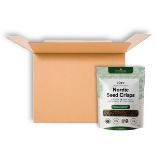 JOEY NORDIC SEED CRISPS ROSEMARY & BLACK PEPPER 110G CS12