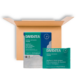 DAVIDSTEA ORGANIC TEA SACHETS MOTHER'S LITTLE HELPER 12CT CS6