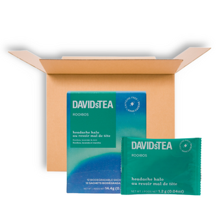 DAVIDSTEA TEA SACHETS HEADACHE HALO 12CT CS6