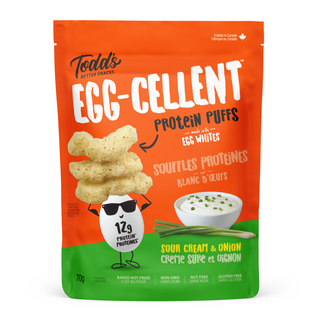 TODD'S PROTEIN PUFFS SOUR CREAM & ONION 70G