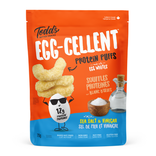 TODD'S PROTEIN PUFFS SEA SALT & VINEGAR 70G