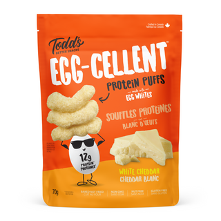 TODD'S PROTEIN PUFFS WHITE CHEDDAR 70G