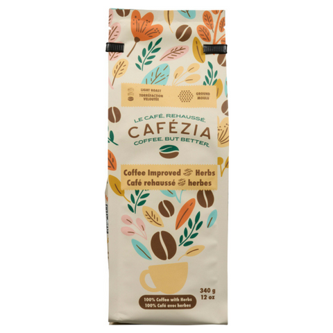Cafezia Organic Herb-Infused Ground Coffee