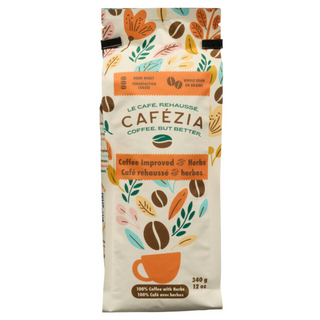 CAFEZIA HERB COFFEE WHOLE BEAN DARK 340G