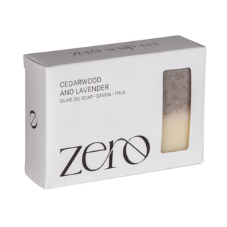 ZERO BAR SOAP CEDARWOOD AND LAVENDER 115G