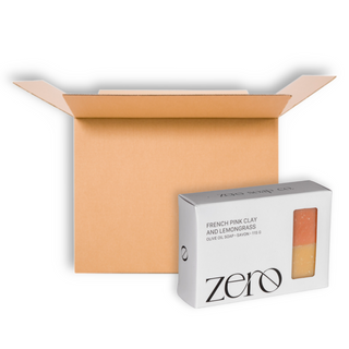 ZERO BAR SOAP FRENCH PINK CLAY AND LEMONGRASS 115G CS12