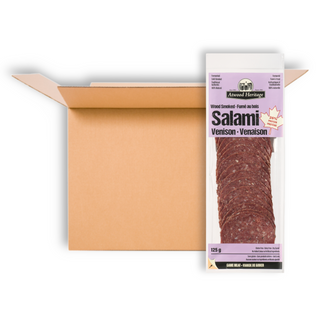 ATWOOD HERITAGE SALAMI VENISON 125G CTN12