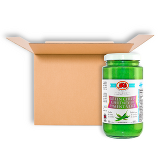 AKI’S CHUTNEY GREEN CHILLI 250ML CS12