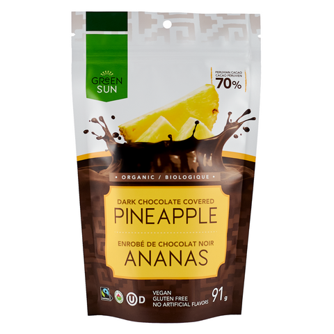 Green Sun Organic Vegan Chocolate Covered Fruits and Nuts