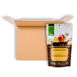 GREEN SUN DARK CHOCO COVERED MANGO 91G CS10