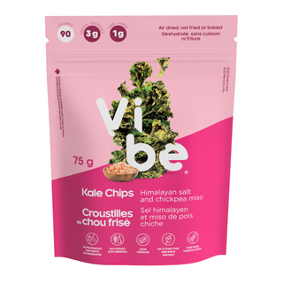VIBE KALE CHIPS SALT AND MISO 75G