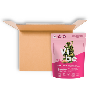 VIBE KALE CHIPS SALT AND MISO 75G CS12