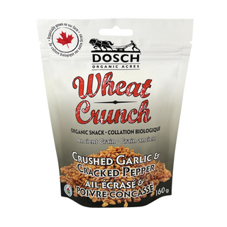 DOSCH WHEAT CRUNCH GARLIC & PEPPER 160G